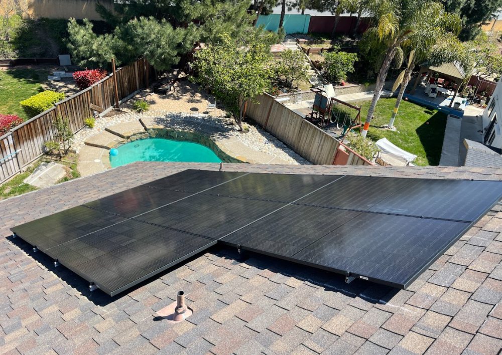 California solar install closeup